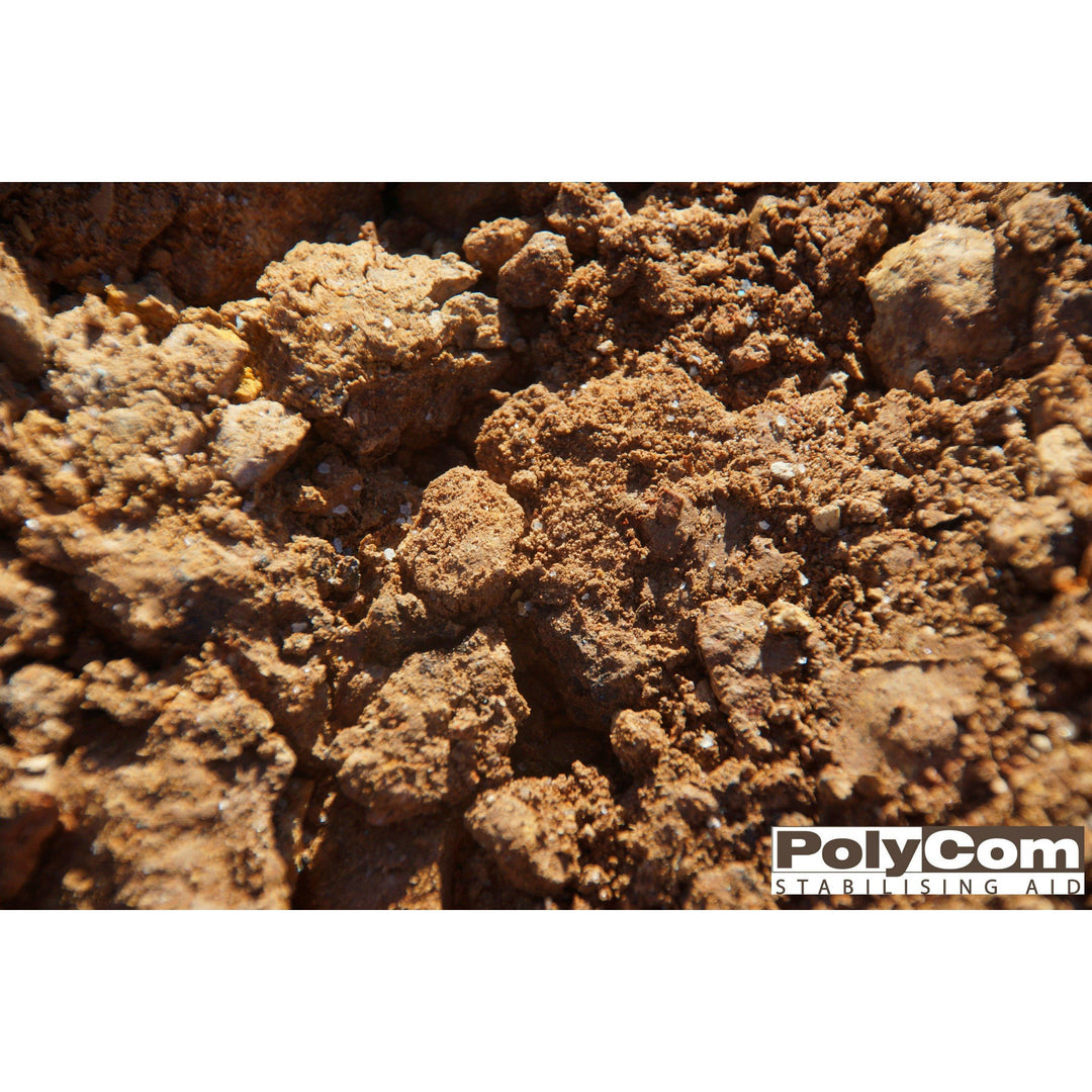 PolyCom Stabilising Aid | Soil Stabilisation | Dust Suppression | Non Toxic - Earthco Projects Store