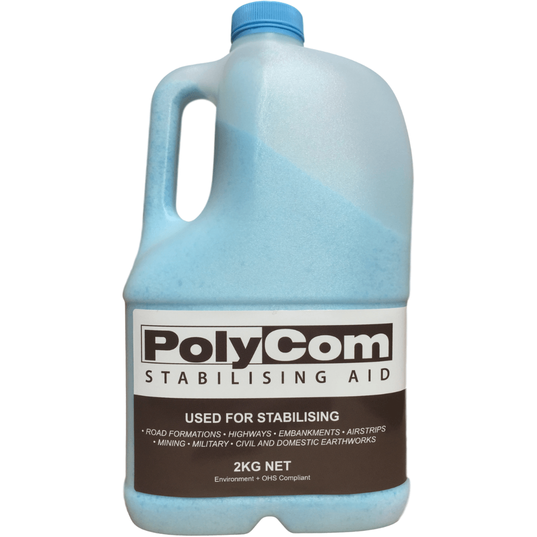 PolyCom Stabilising Aid | Soil Stabilisation | Dust Suppression | Non Toxic - Earthco Projects Store