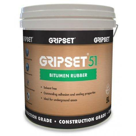MULTI PURPOSE BITUMEN RUBBER GRIPSET 51 - 5 Litre Pail SOLVENT FREE - Earthco Projects Store
