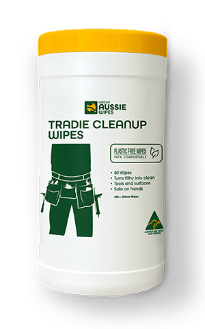 Tradie Clean Up Wipes 80 Wipe Canister x 4 - Earthco Projects Store