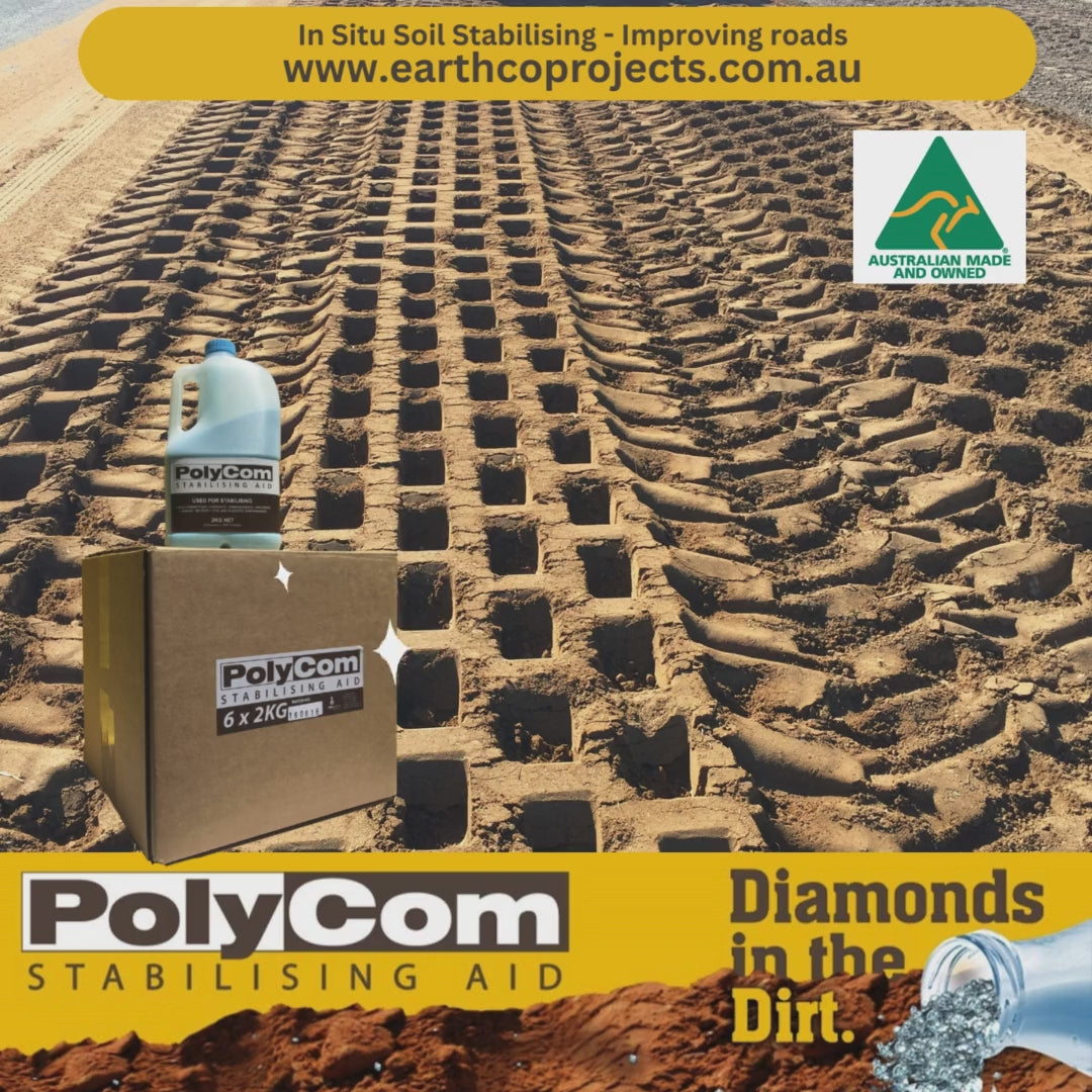 PolyCom Stabilising Aid - Soil Stabilisation - Non Toxic