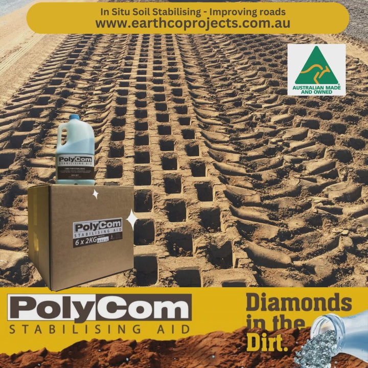 PolyCom Stabilising Aid - Soil Stabilisation - Non Toxic