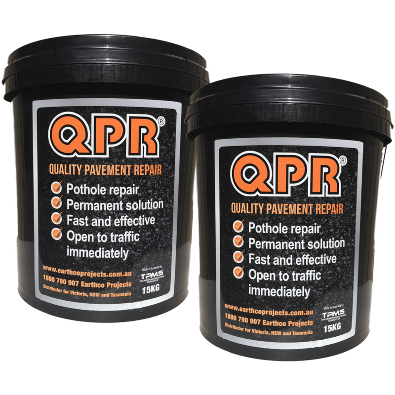 DIY 15Kg Pail QPR Quality Bitumen Pothole Repair | Cold Asphalt Free delivery. - Earthco Projects Store