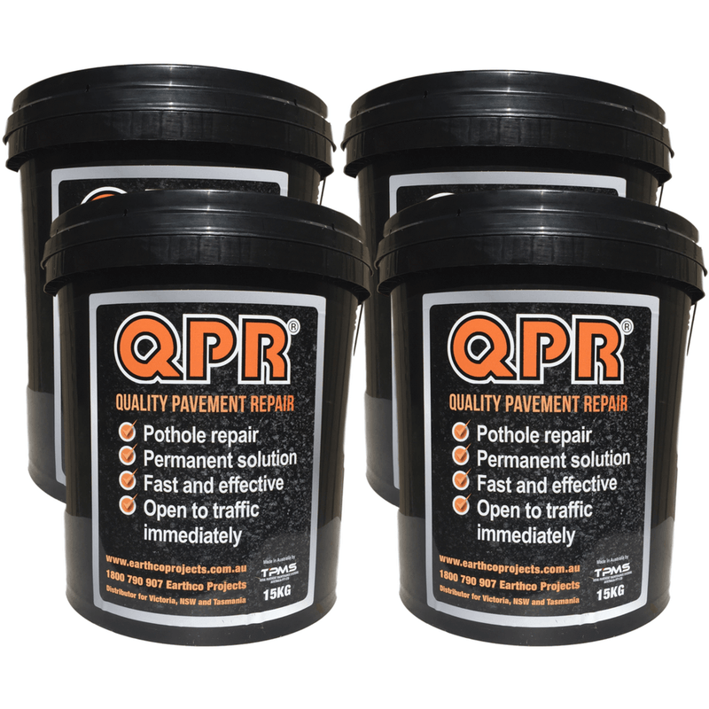 DIY 15Kg Pail QPR Quality Bitumen Pothole Repair | Cold Asphalt Free delivery. - Earthco Projects Store